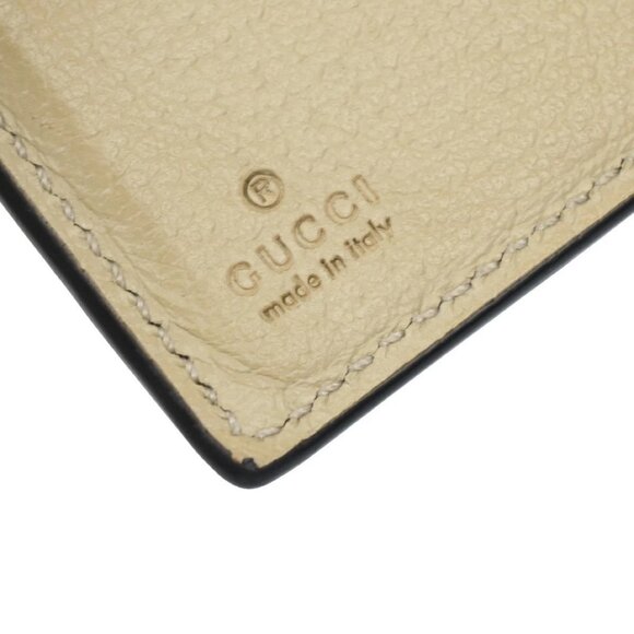 GUCCI GG Pattern Off The Grid Compact Wallet Canvas Leather Beige Gray 09EG261 - Picture 11 of 16